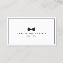 Tarjeta De Visita Logotipo de cordón de remolque clásico masculino n