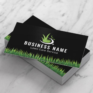 Tarjeta De Visita Logotipo de cuidado de césped moderno para paisaji