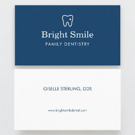 Tarjeta De Visita Logotipo de dentista odontología diente