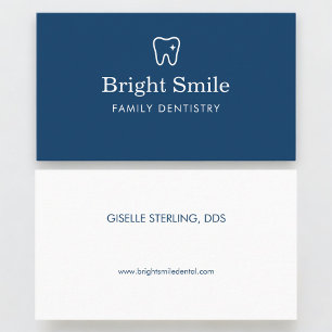 Tarjeta De Visita Logotipo de dentista odontología diente