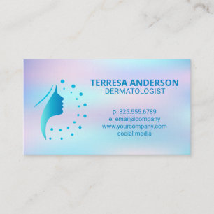 Tarjeta De Visita Logotipo de dermatólogo