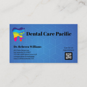 Tarjeta De Visita Logotipo de diente de salud Dentista