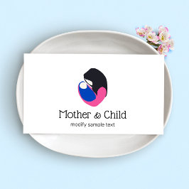 Tarjeta De Visita Logotipo de doble relación prenatal