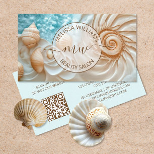 Tarjeta De Visita Logotipo de Elegant Shell