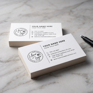 Tarjeta De Visita Logotipo de empresa personalizado