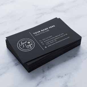 Tarjeta De Visita Logotipo de empresa personalizado de negocios