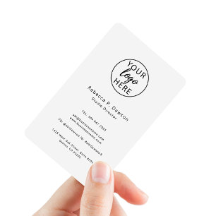 Tarjeta De Visita Logotipo de empresa personalizado profesional