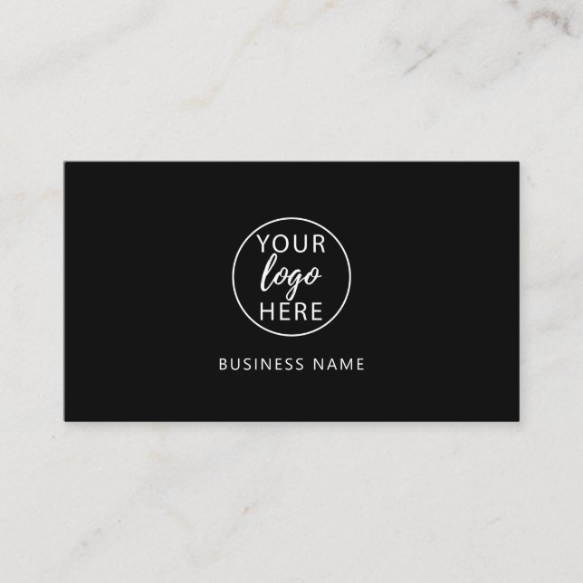 Tarjeta De Visita Logotipo de empresa profesional (Anverso)