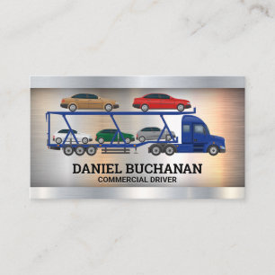 Tarjeta De Visita Logotipo de entrega de camiones comerciales