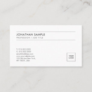Tarjeta De Visita Logotipo de envío elegante profesional moderno