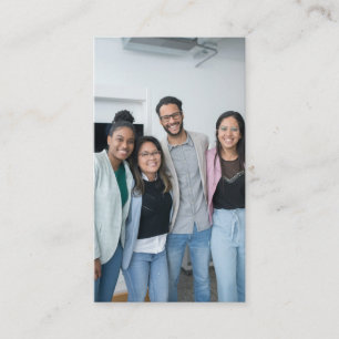 Tarjeta De Visita Logotipo de foto profesional mínimo moderno