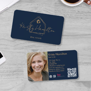 Tarjeta De Visita logotipo de fotografía del profesional inmobiliari