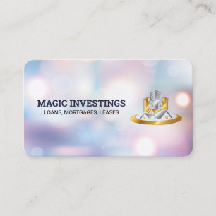 Tarjeta De Visita Logotipo de Gold Silver Properties Alquileres de