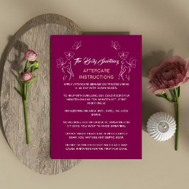 Tarjeta De Visita Logotipo de instrucción de poscuidado mujeres Cuer