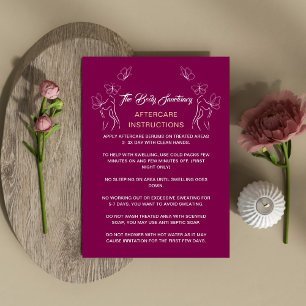 Tarjeta De Visita Logotipo de instrucción de poscuidado mujeres Cuer