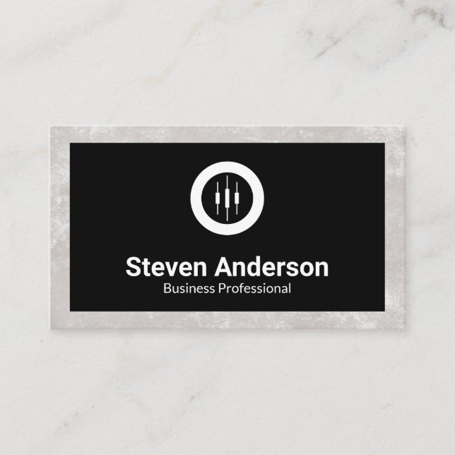 Tarjeta De Visita Logotipo de interés comercial (Anverso)