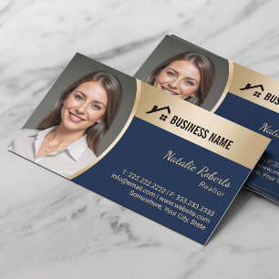Tarjeta De Visita Logotipo de la casa - Foto de la Marina Inmobiliar