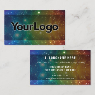 Tarjeta De Visita Logotipo de la Compañía Artística de Estrellas de 