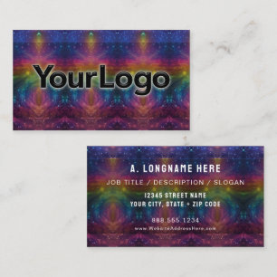 Tarjeta De Visita Logotipo de la empresa de sanación Reiki de la Gal