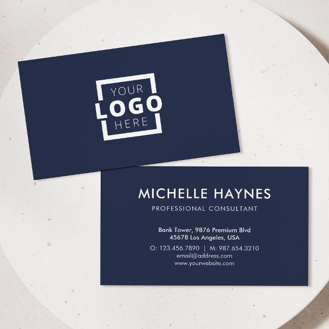 Tarjeta De Visita Logotipo de la empresa personalizado (Subido por el creador)