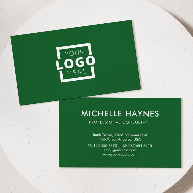 Tarjeta De Visita Logotipo de la empresa personalizado (Subido por el creador)