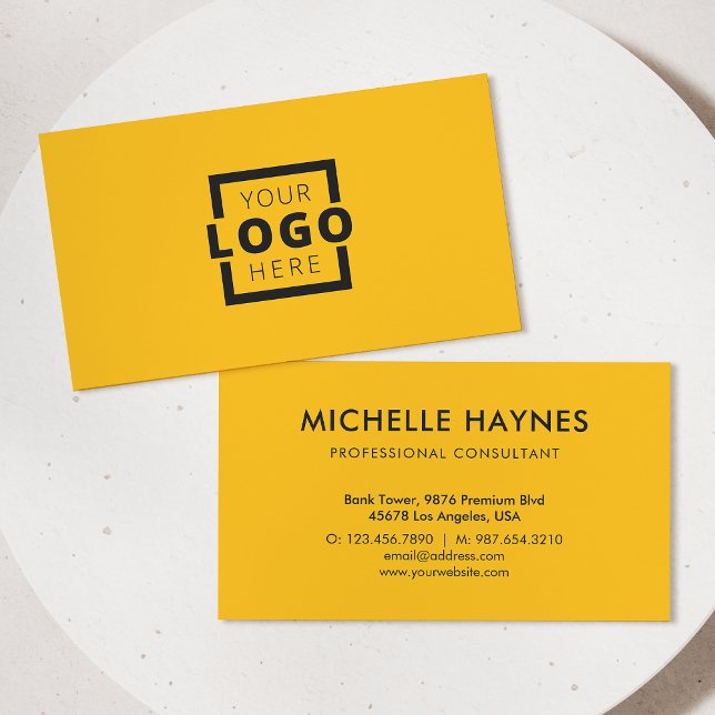 Tarjeta De Visita Logotipo de la empresa personalizado (Subido por el creador)