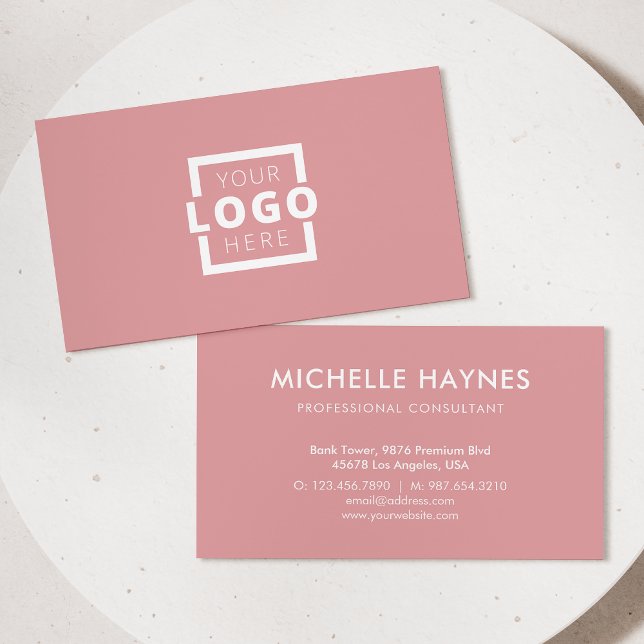 Tarjeta De Visita Logotipo de la empresa personalizado (Subido por el creador)