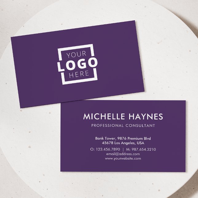 Tarjeta De Visita Logotipo de la empresa personalizado (Subido por el creador)