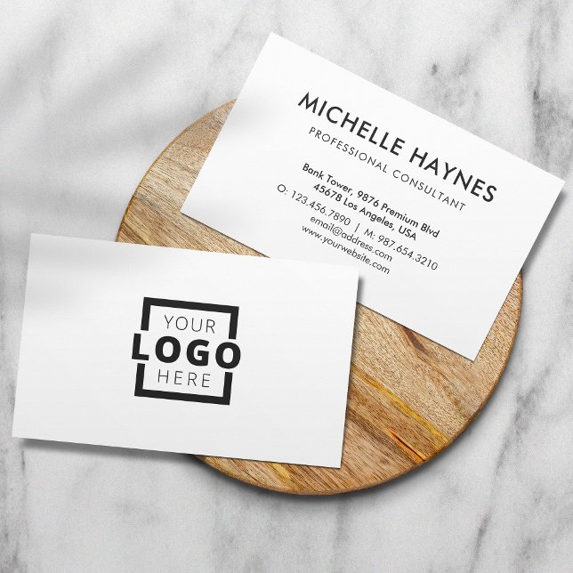 Tarjeta De Visita Logotipo de la empresa personalizado (Subido por el creador)