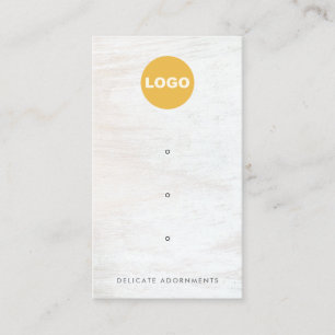 Tarjeta De Visita Logotipo de la pantalla de 3 huecos para el riego 