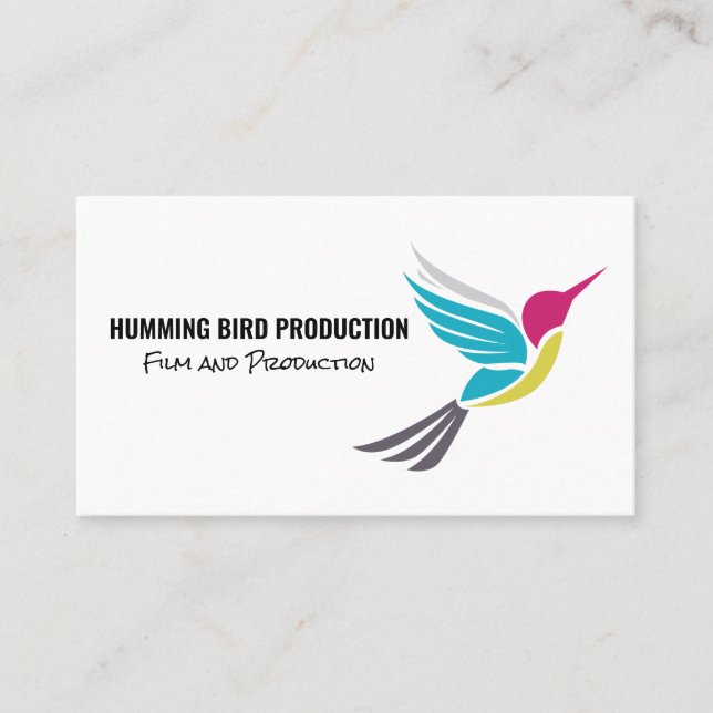 Tarjeta De Visita Logotipo de las aves (Anverso)