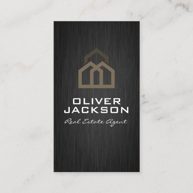 Tarjeta De Visita Logotipo de las casas | Bienes inmuebles (Anverso)