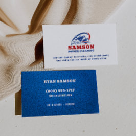 Tarjeta De Visita Logotipo de lavado a presión