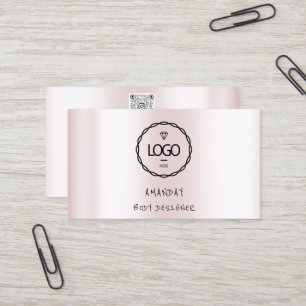 Tarjeta De Visita Logotipo de logotipo de medios sociales Código QR 