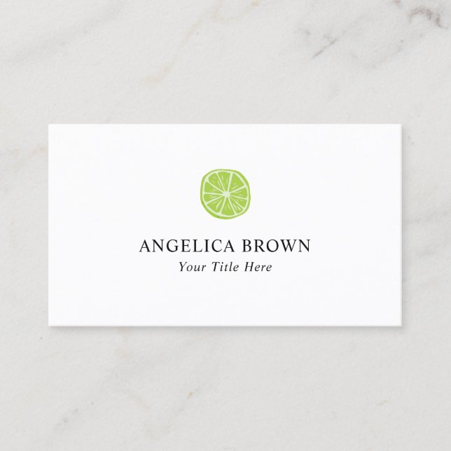 Tarjeta De Visita Logotipo de loncha (Anverso)