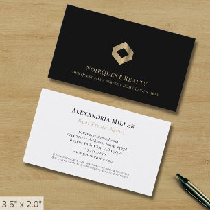 Tarjeta De Visita Logotipo de lujo Minimalista simple