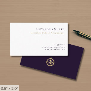 Tarjeta De Visita Logotipo de lujo Minimalista simple y moderno