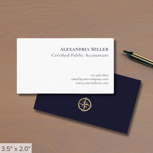 Tarjeta De Visita Logotipo de lujo moderno simple (Subido por el creador)