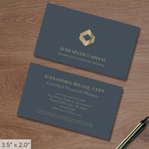 Tarjeta De Visita Logotipo de lujo profesional moderno