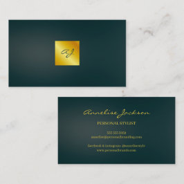 Tarjeta De Visita Logotipo de Marca Profesional Simple