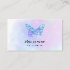 Tarjeta De Visita logotipo de mariposa azul