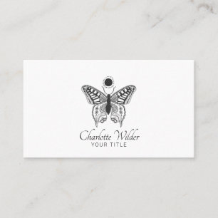 Tarjeta De Visita Logotipo de Mariposa Celestial