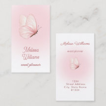 logotipo de mariposa rosa gradiente rosa