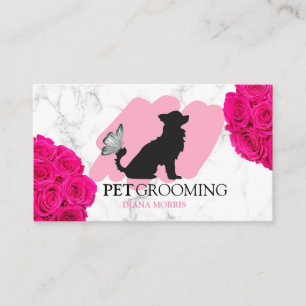 Tarjeta De Visita Logotipo de Mascota animal perro Mascota de la clí