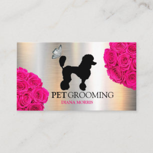 Tarjeta De Visita Logotipo de Mascota animal perro Mascota de la clí