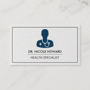 Tarjeta De Visita Logotipo de Médica médico   Médico