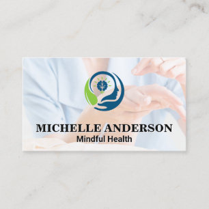 Tarjeta De Visita Logotipo de Medicina   Logotipo de Salud Mental