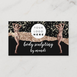 Tarjeta De Visita Logotipo de moda para el cuidado del cuerpo Código