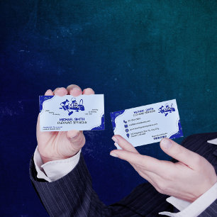 Tarjeta De Visita Logotipo de monograma profesional de los servicios