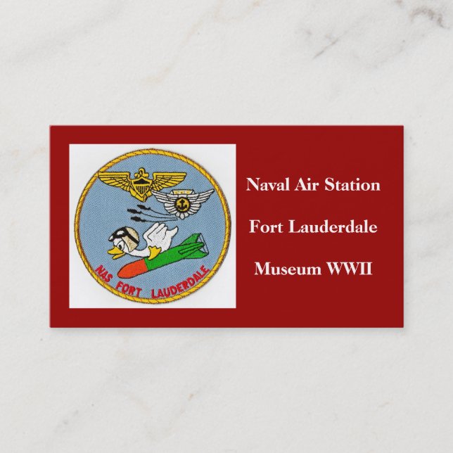 Tarjeta De Visita Logotipo de NASFL (Anverso)